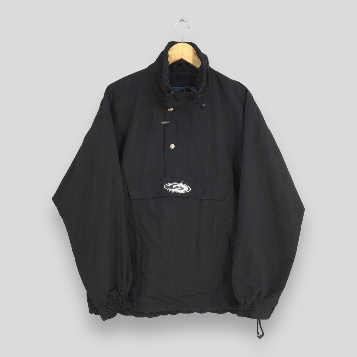 Quiksilver Surf Black Anorak Jacket Small