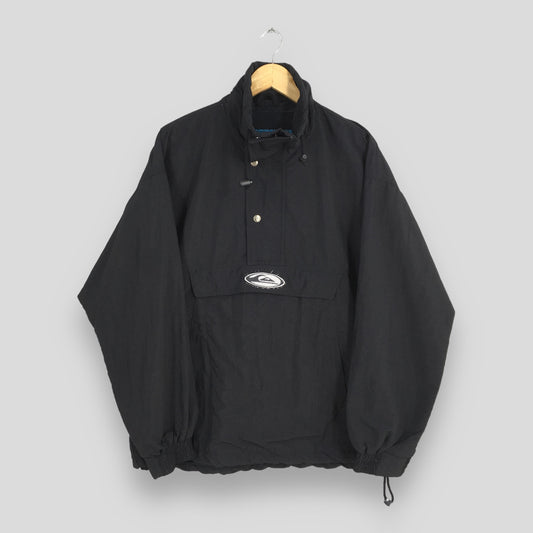 Quiksilver Surf Black Anorak Jacket Small