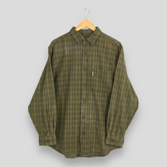 Woolrich Checked Flannel Green Shirt Medium