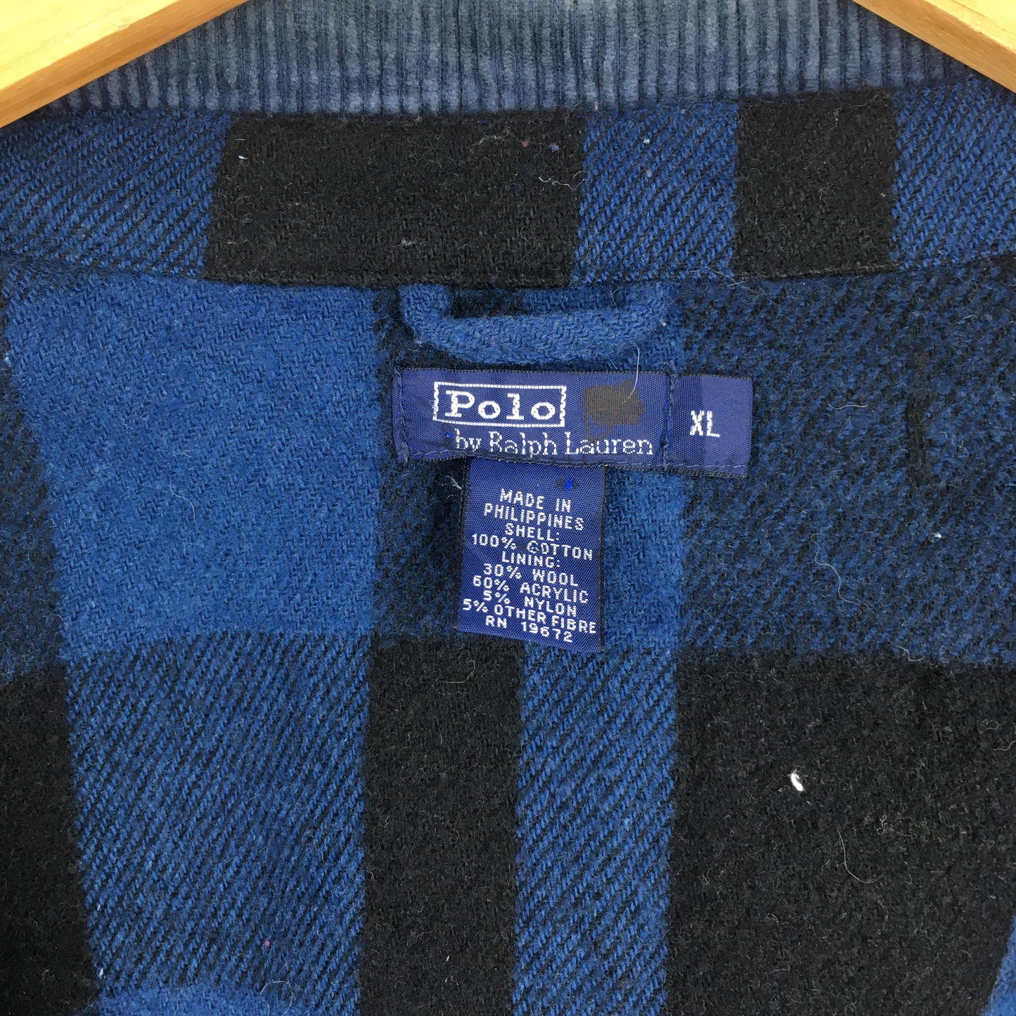 Polo Ralph Lauren Chore Duck Blue Jacket XLarge