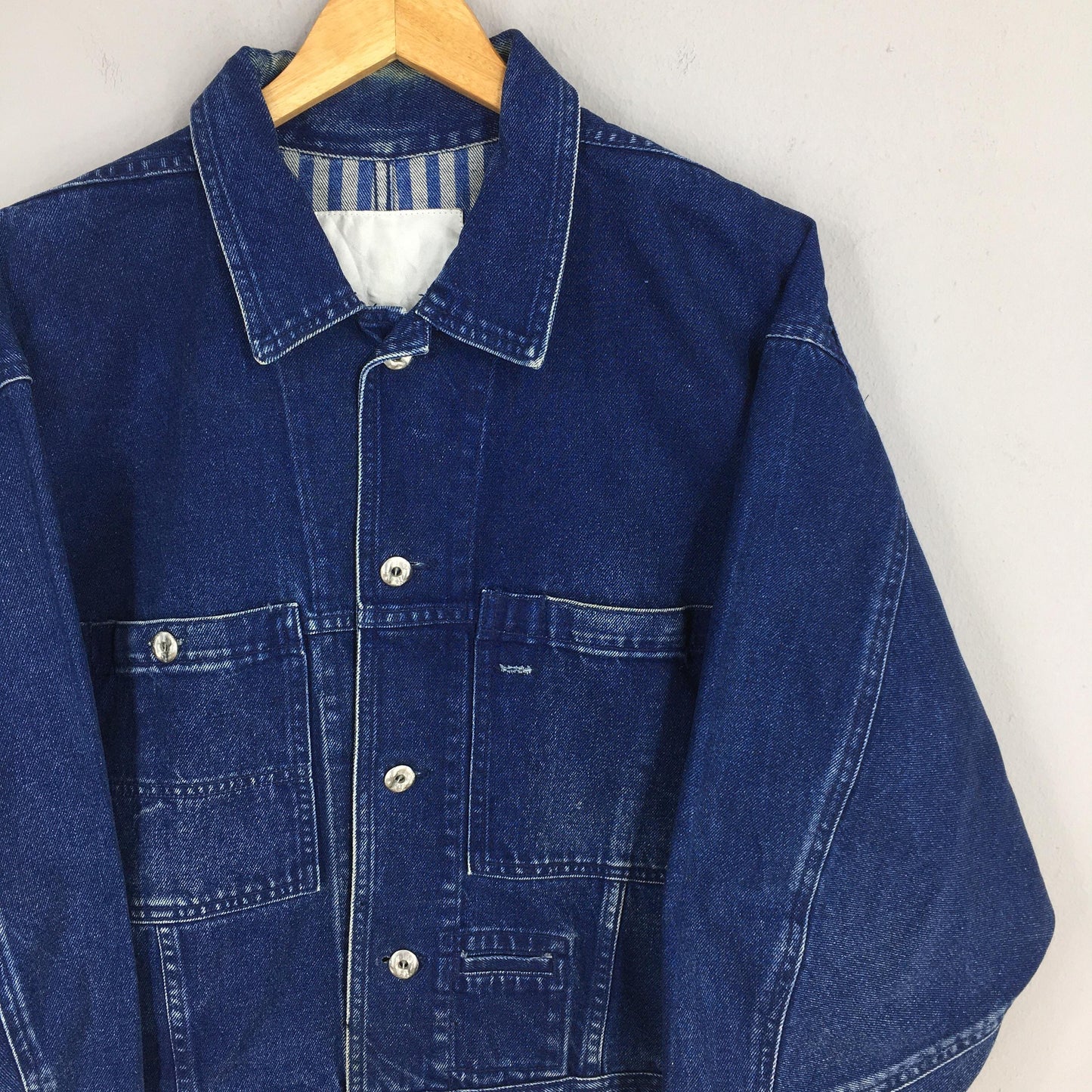 Jean Of Plantation Issey Miyake Denim Jacket Medium