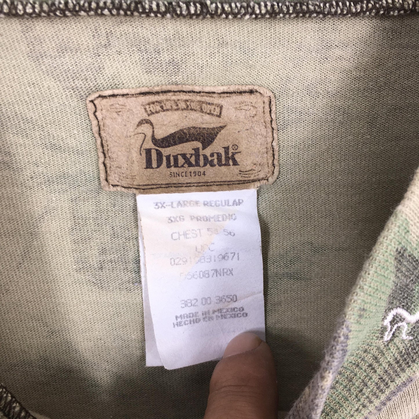 90s Duxbak Real Tree Camo Longsleeve Tshirt 3XLarge