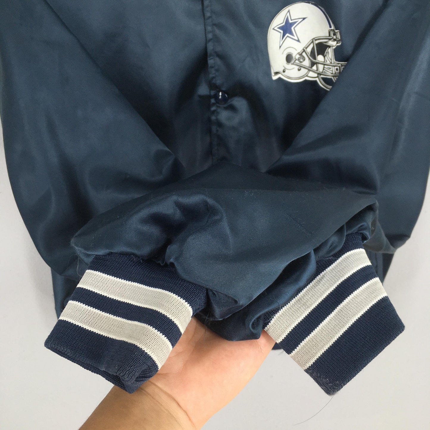 Dallas Cowboys NFL Varsity Satin Jacket Medium