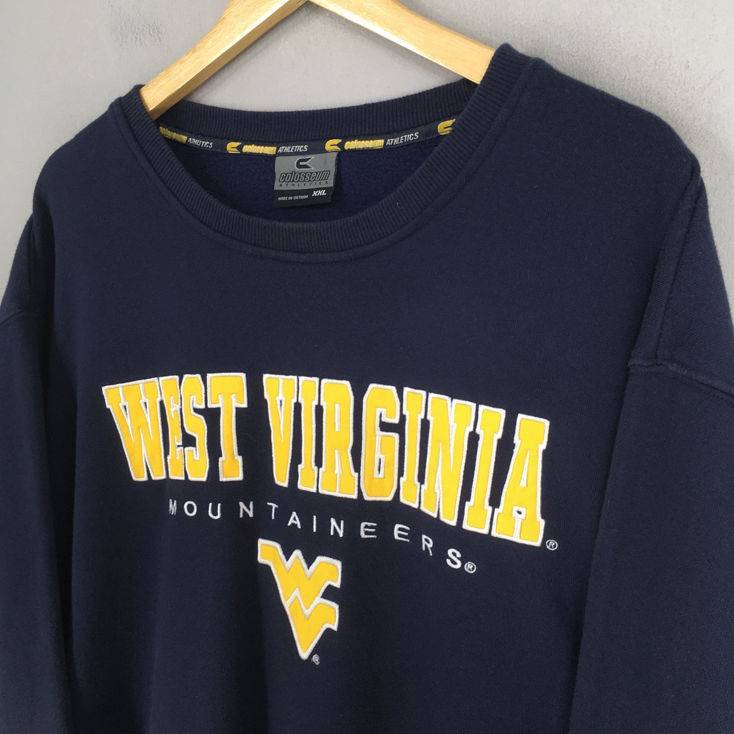 West Virginia Mountaineers Football Sweatshirt XXLarge