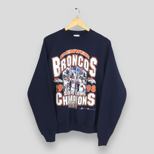 Denver Broncos Super Bowl XXXIII Champion NFL Sweatshirt Large