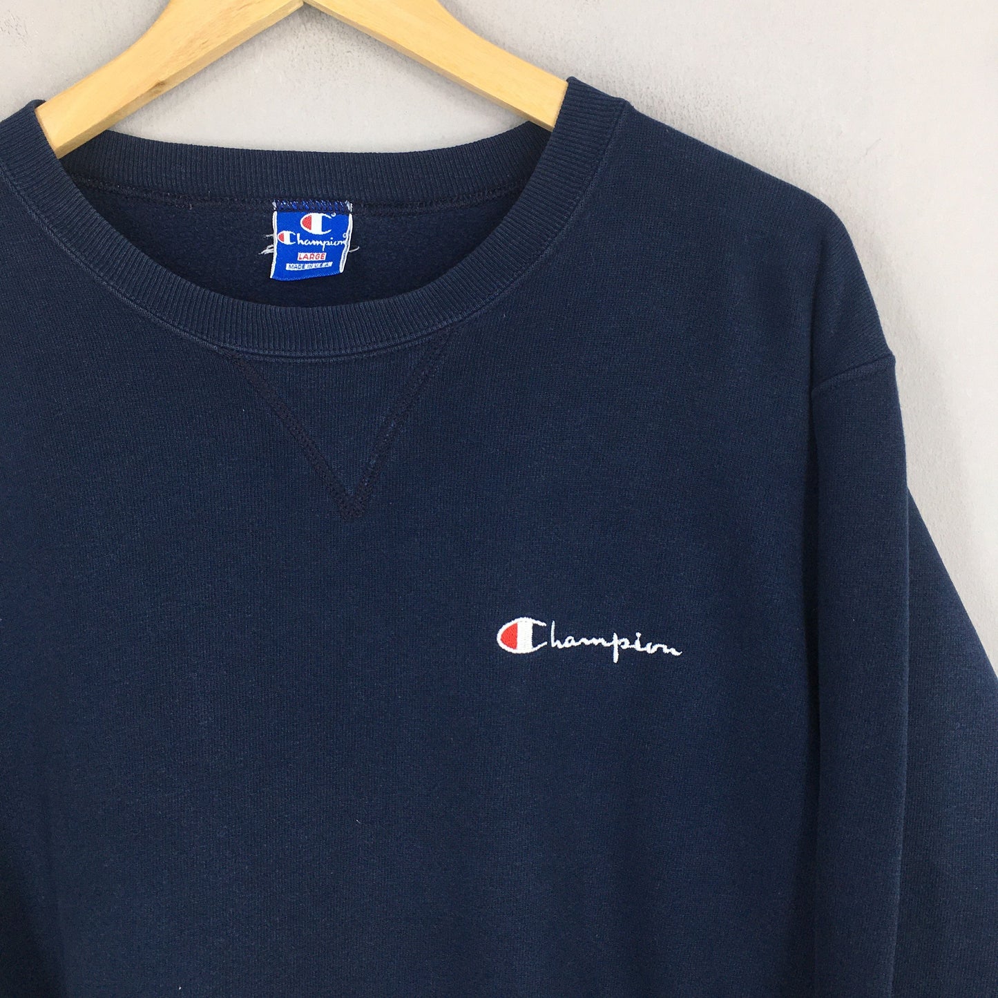 Champion Sportswear Blue Sweatshirt Large