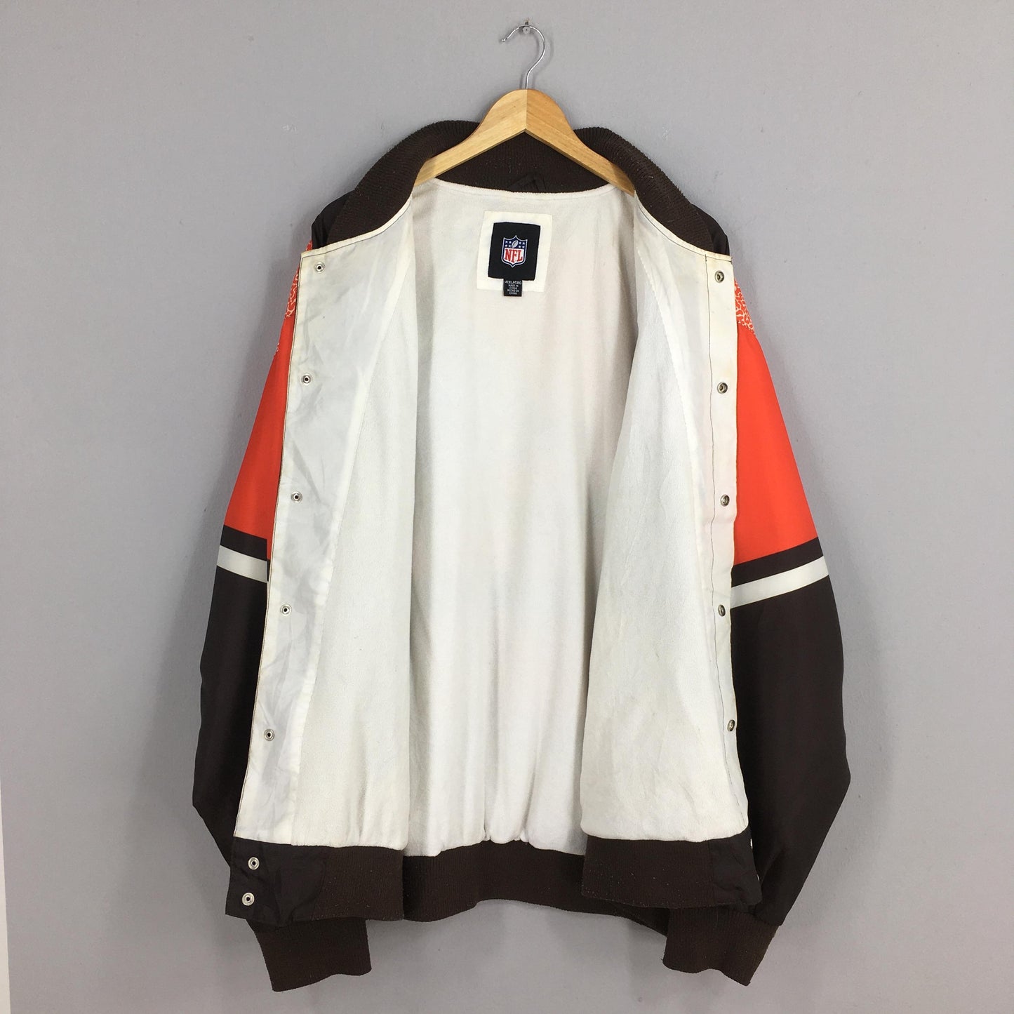 Cleveland Browns Rugby NFL Bomber Jacket 4XLarge