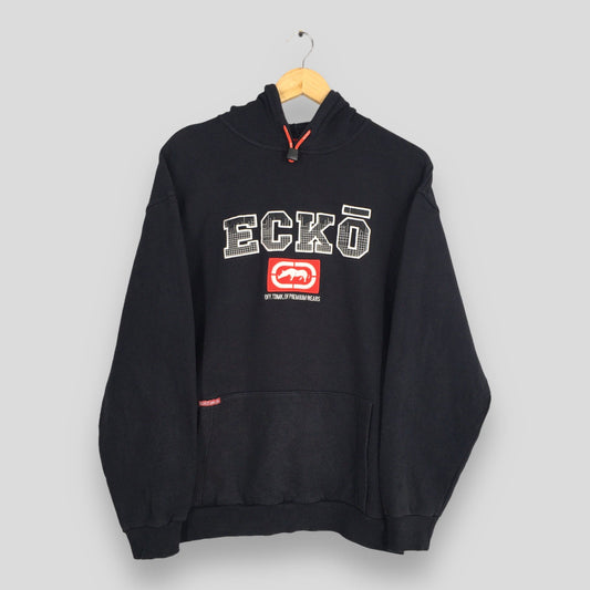 Ecko Function Black Hoodie Sweatshirt Medium