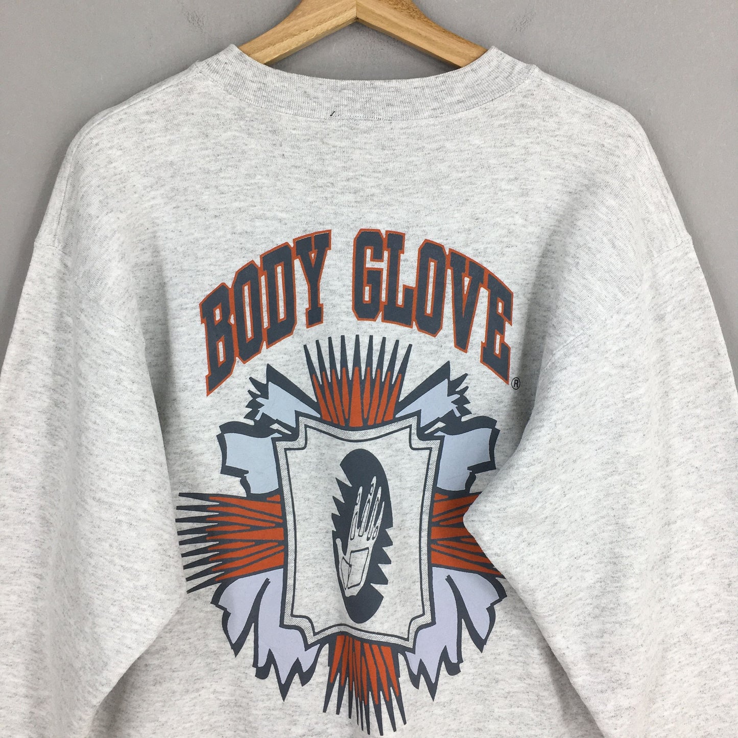 Body Glove Surfing Gray Sweatshirt Medium