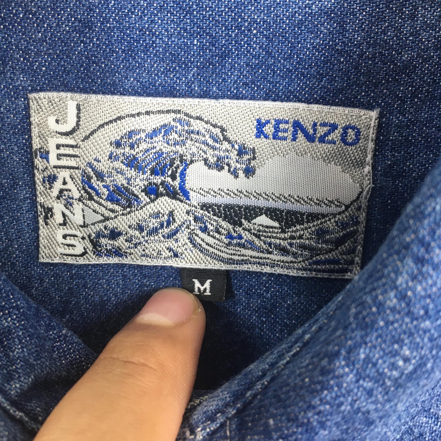 Kenzo Jeans Blue Shirt Medium