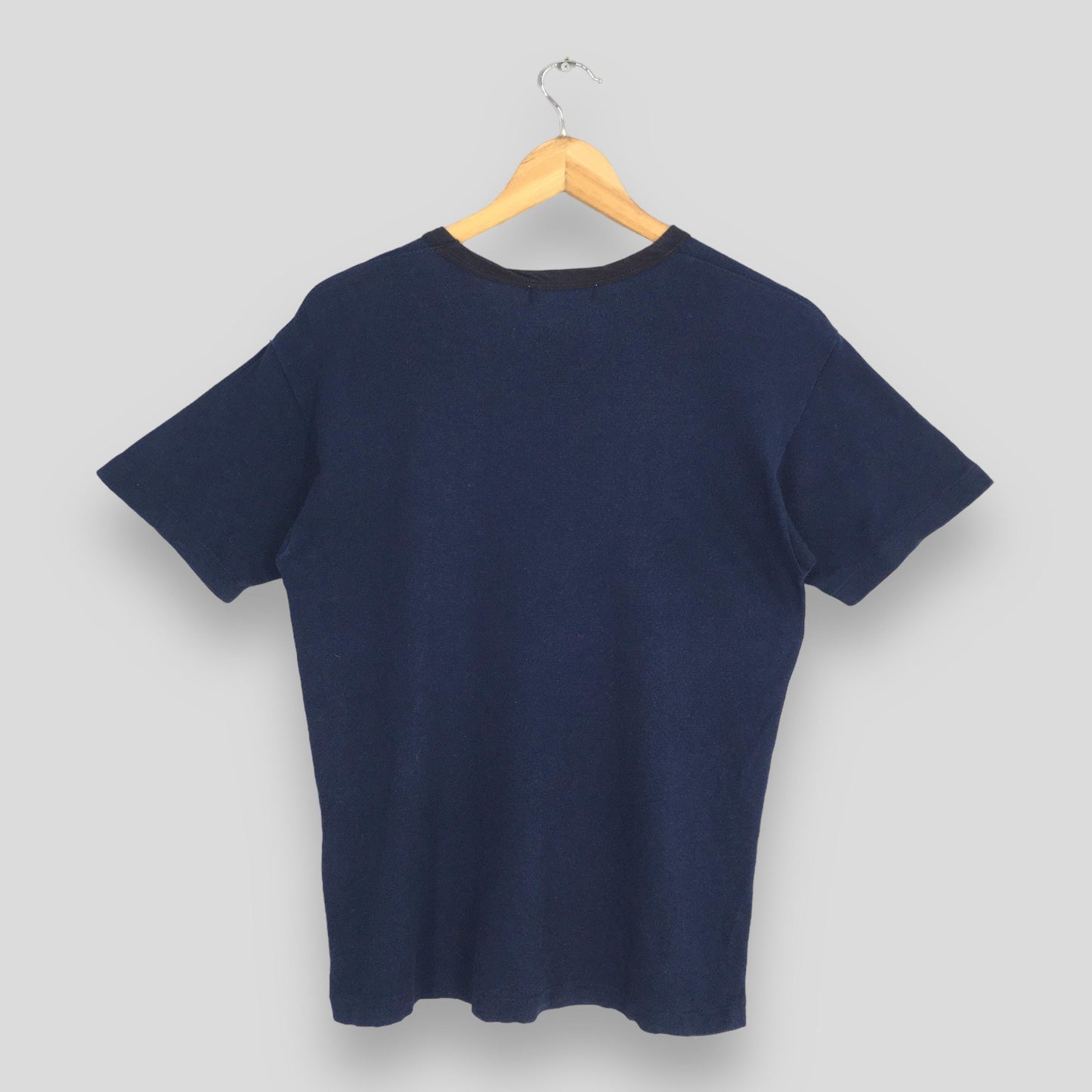 Comme Des Garcons Plain Blue Tshirt Medium