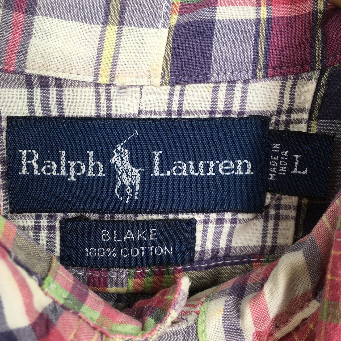 Polo Ralph Lauren Checkered Flannel Shirt Large