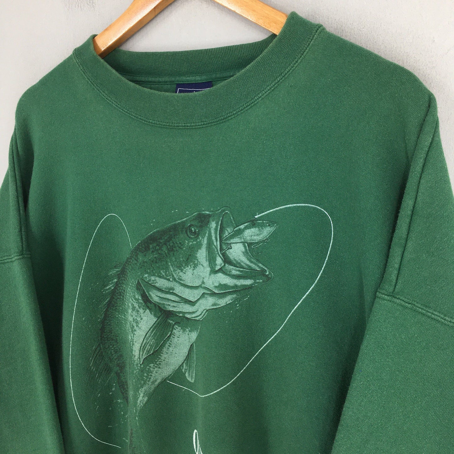 Sportsman Fish Seabass Outdoor Life Sweatshirt XXLarge