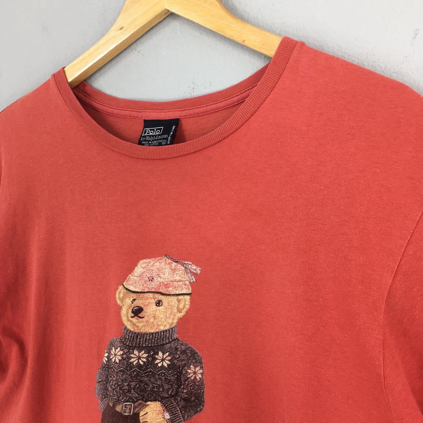 Polo Sport Ralph Lauren Polo Bear Red Tshirt Small