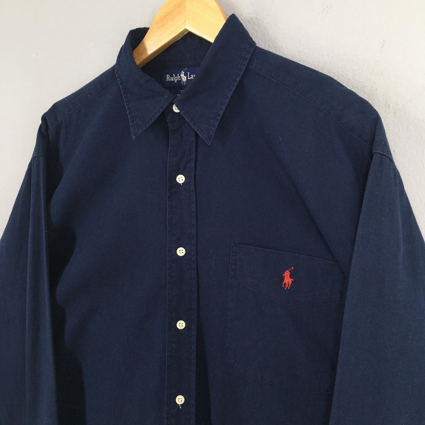 Ralph Lauren Indigo Blue Casual Shirt Large