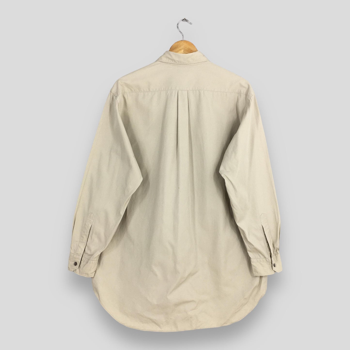 L.Q. Y's For Men Beige Shirt Large