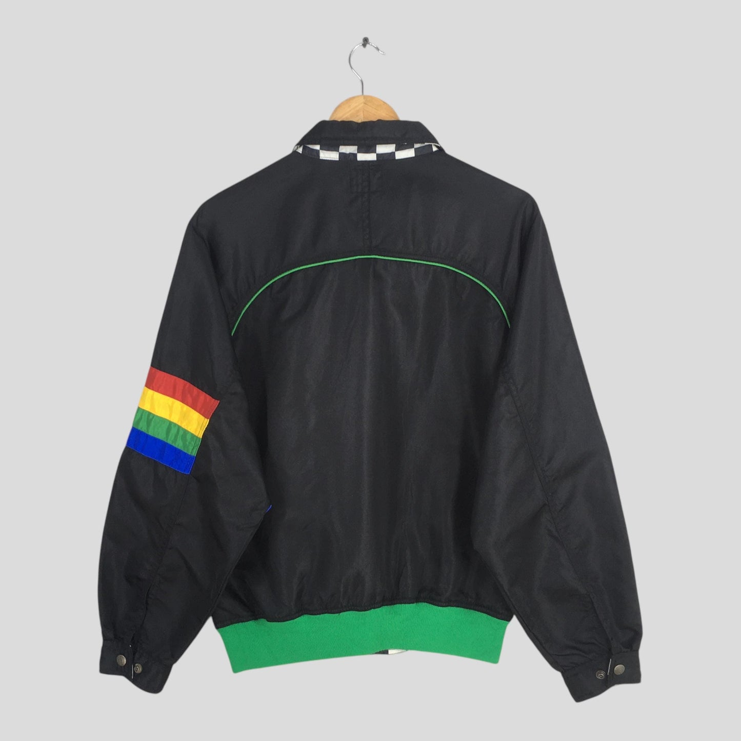 Benetton Formula 1 Embroidery Black Jacket Large