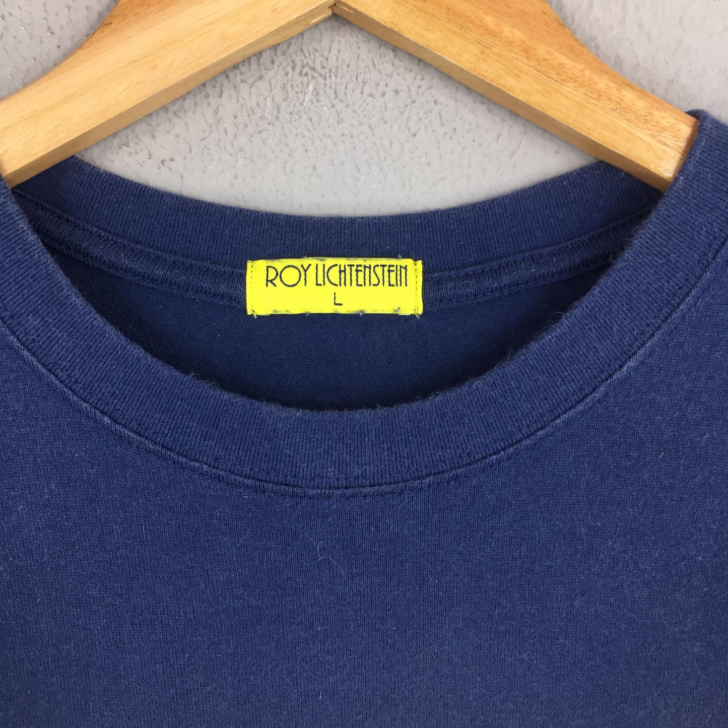 Roy Lichtenstein Girl with Hair Ribbon Artwork T shirt Large