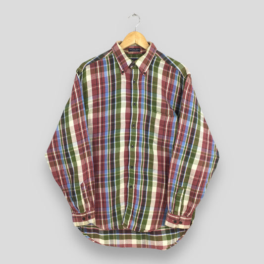 Flying Scotsman Multicolor Checkered Shirt Large
