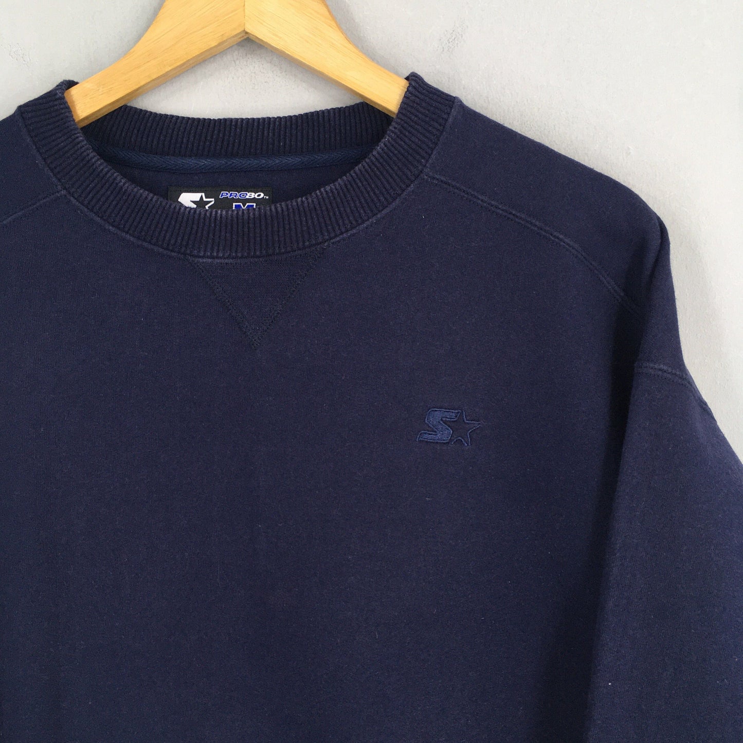 Starter Plain Blue Sweatshirt Medium