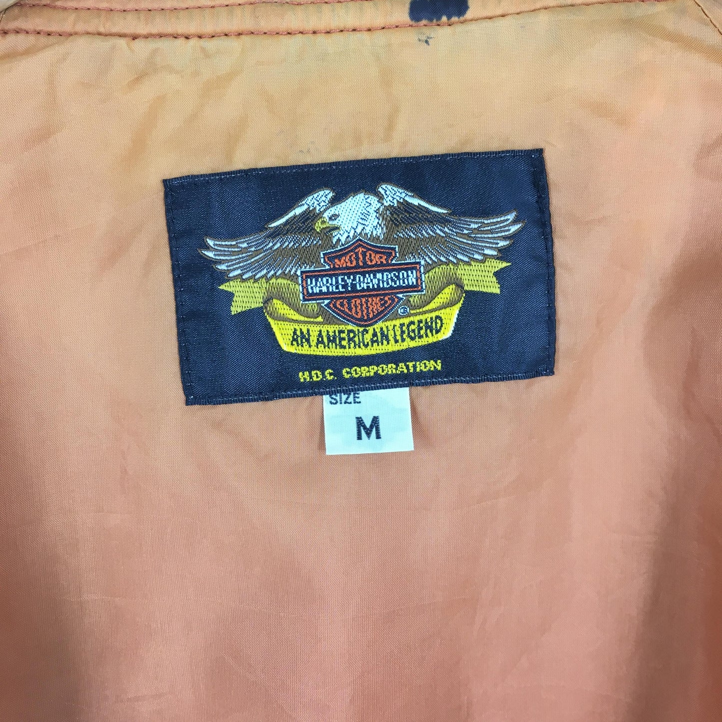 Harley Davidson Motorcycle Daytona Varsity Jacket Medium