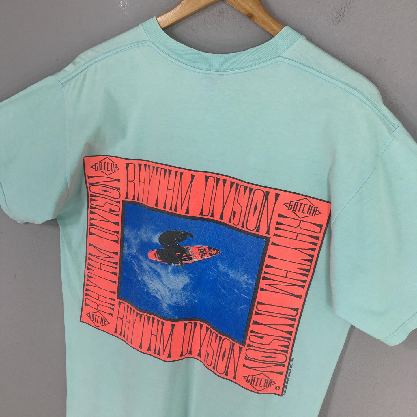 Gotcha Hawaii Surf Green T shirt Medium