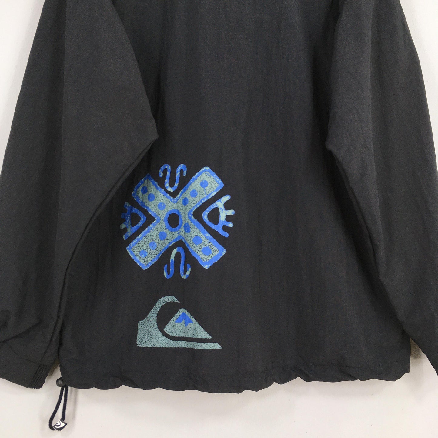 Quiksilver Surf Black Anorak Jacket Small