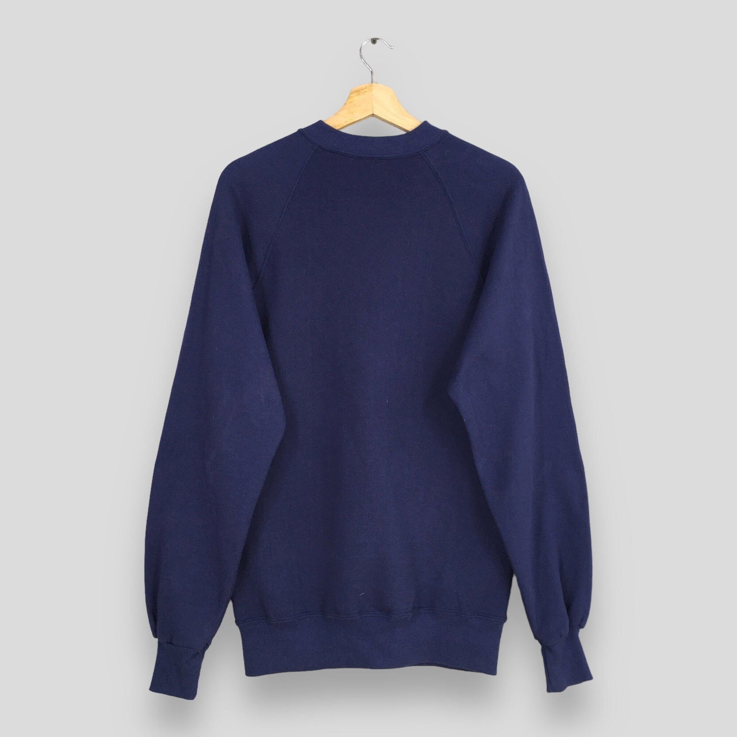 Jerzees Usa Plain Blue Sweatshirt Medium