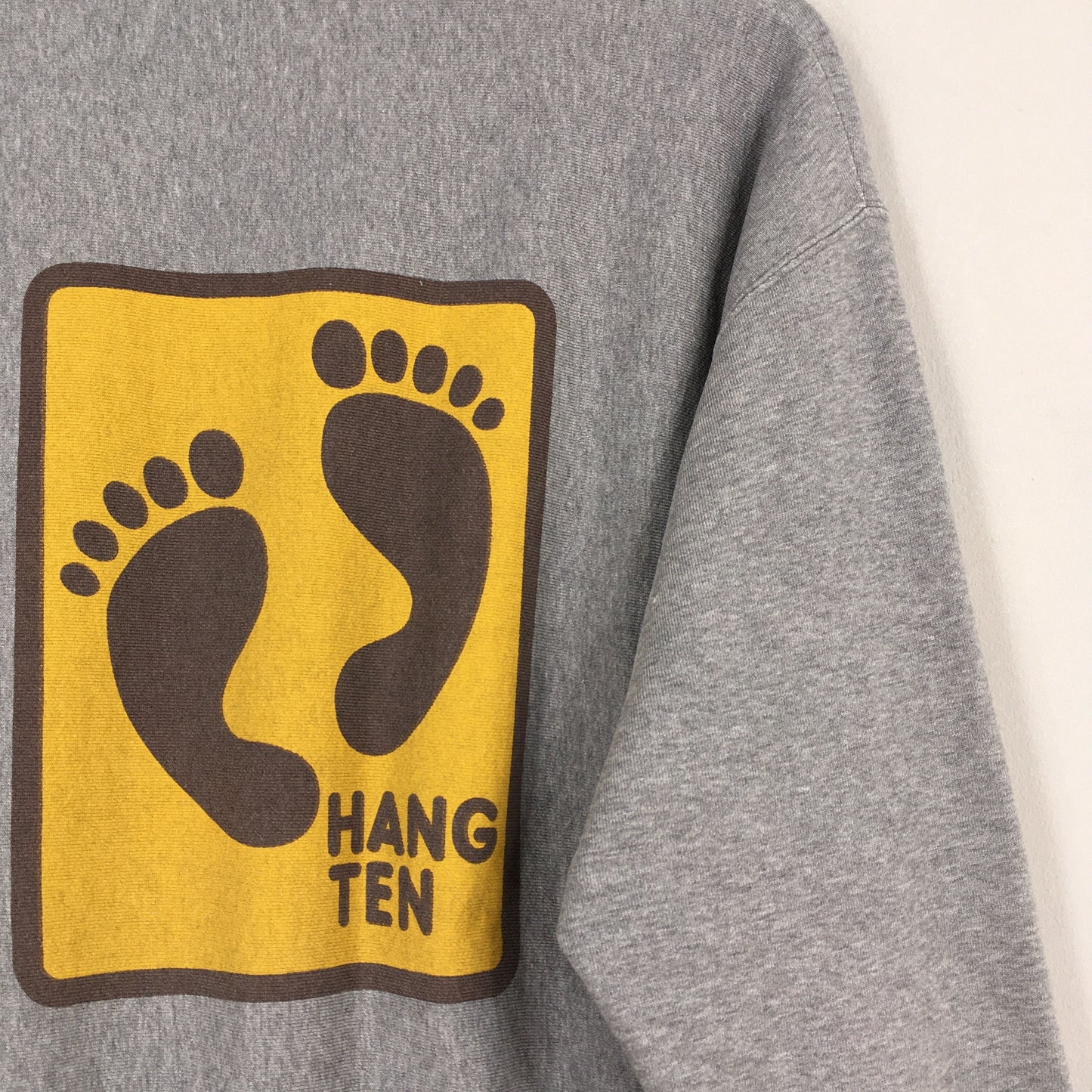 Hang Ten Surfing Sweatshirt Gray Large