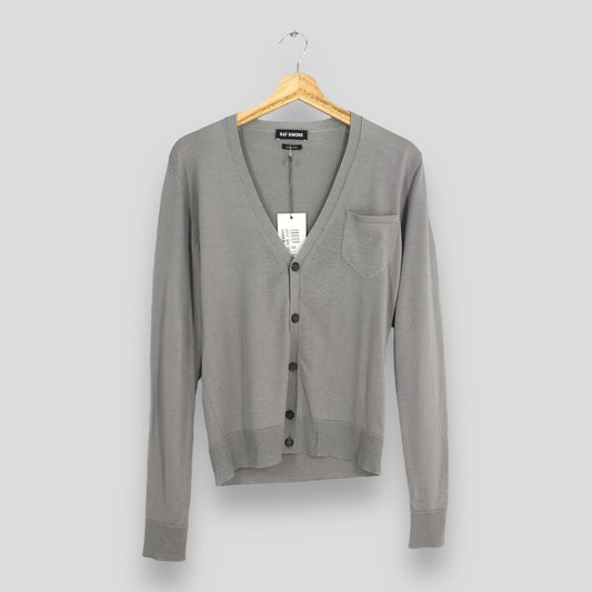 Raf Simons Cardigan Gray Sweater Small