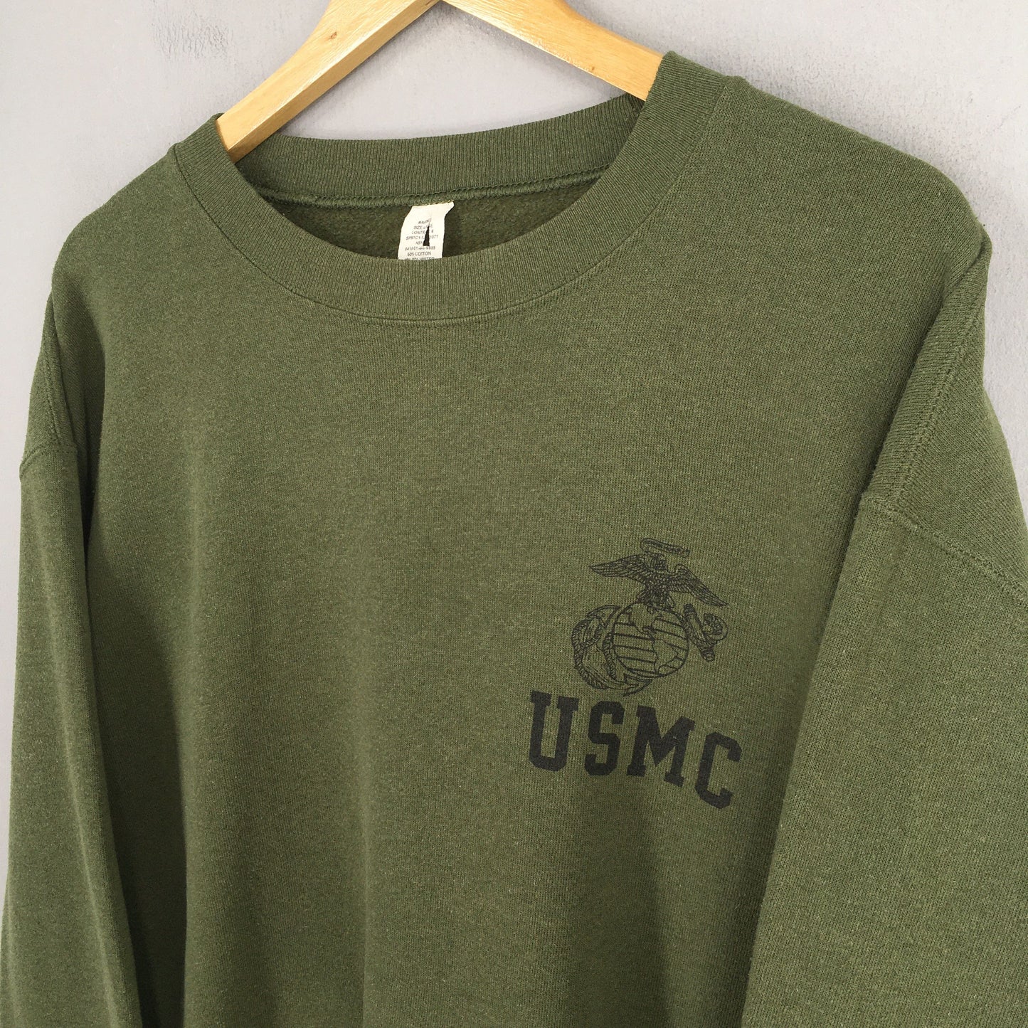 Usmc Marines Green Sweatshirt Large