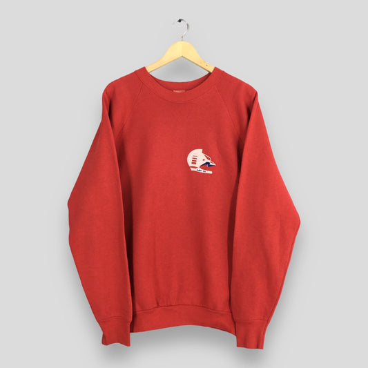 Sailing Beach Printed Sweatshirt XLarge