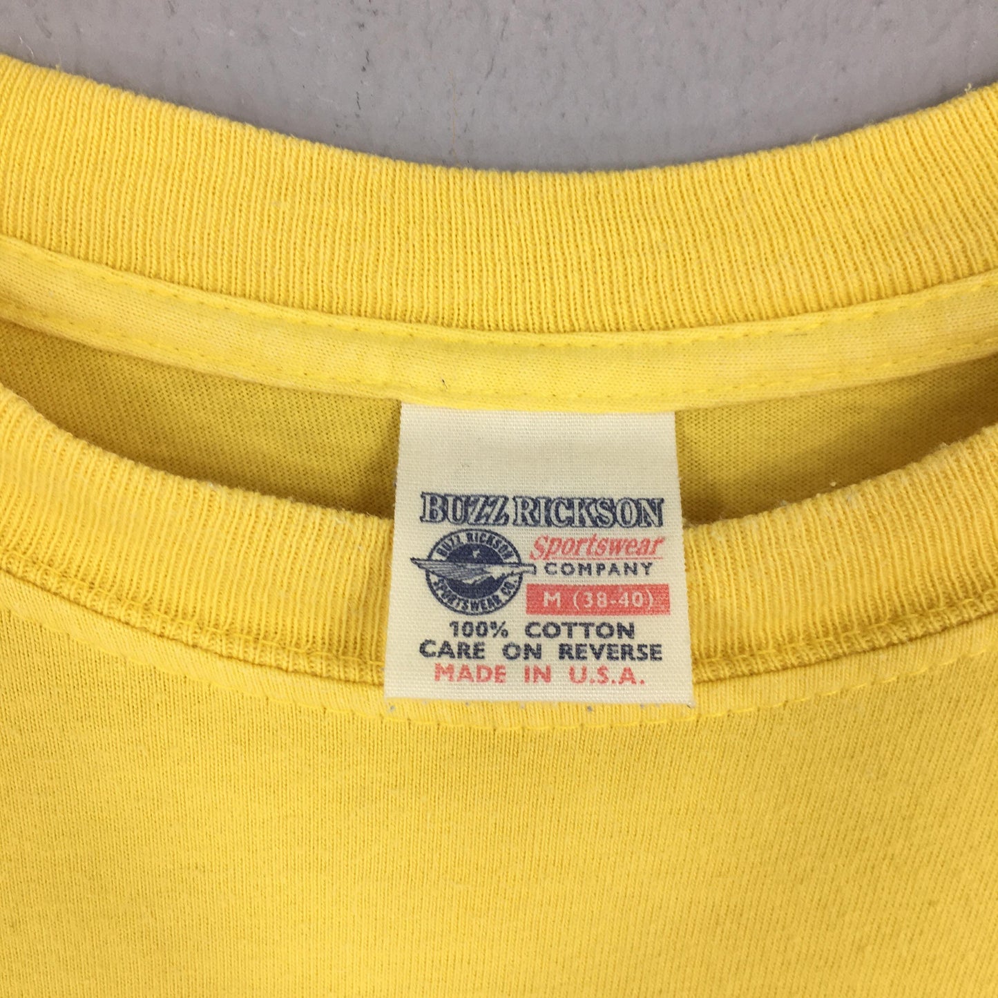 Buzz Rickson Us Air Forces Yellow T shirt Medium