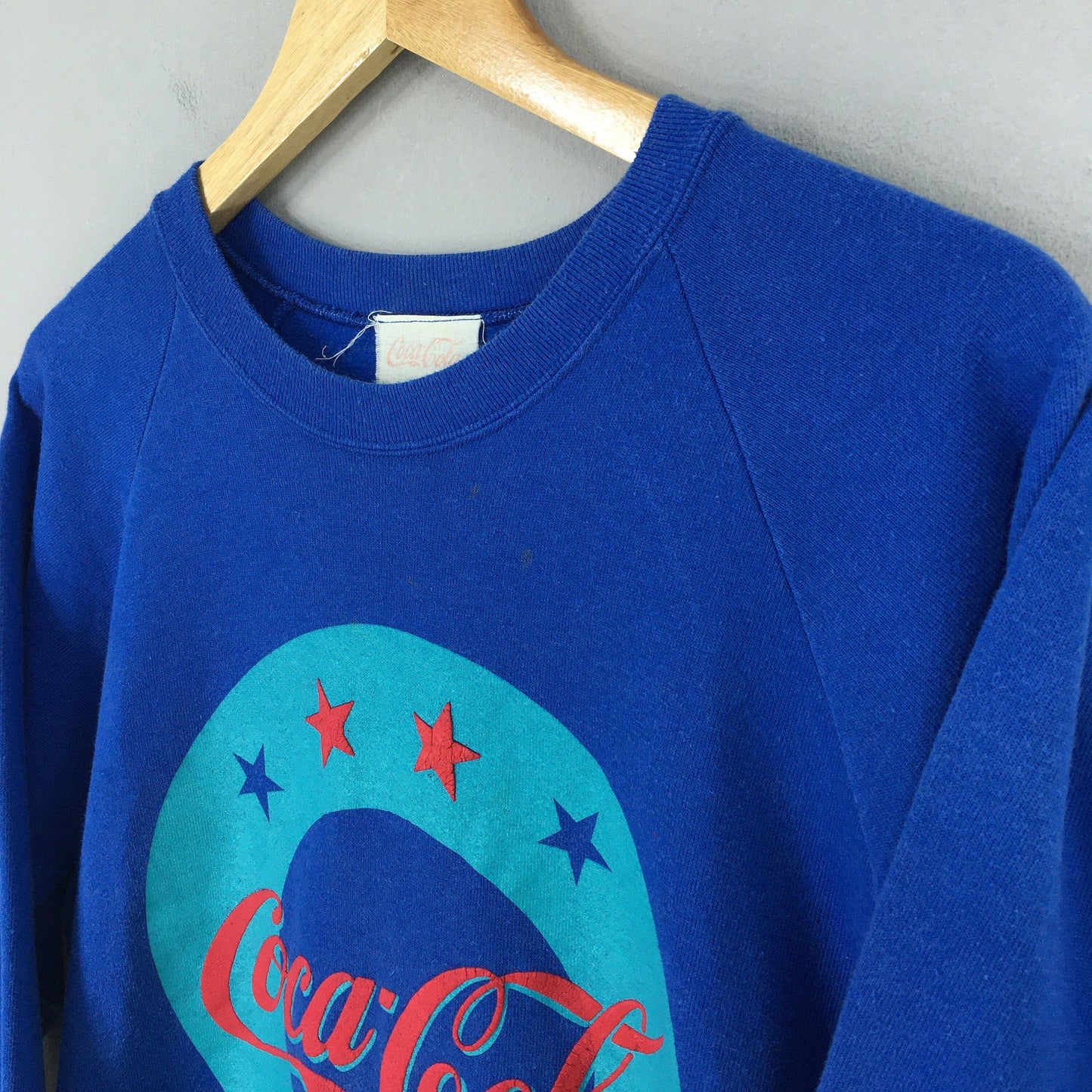 Coca Cola Printed Logo Sweatshirt Large