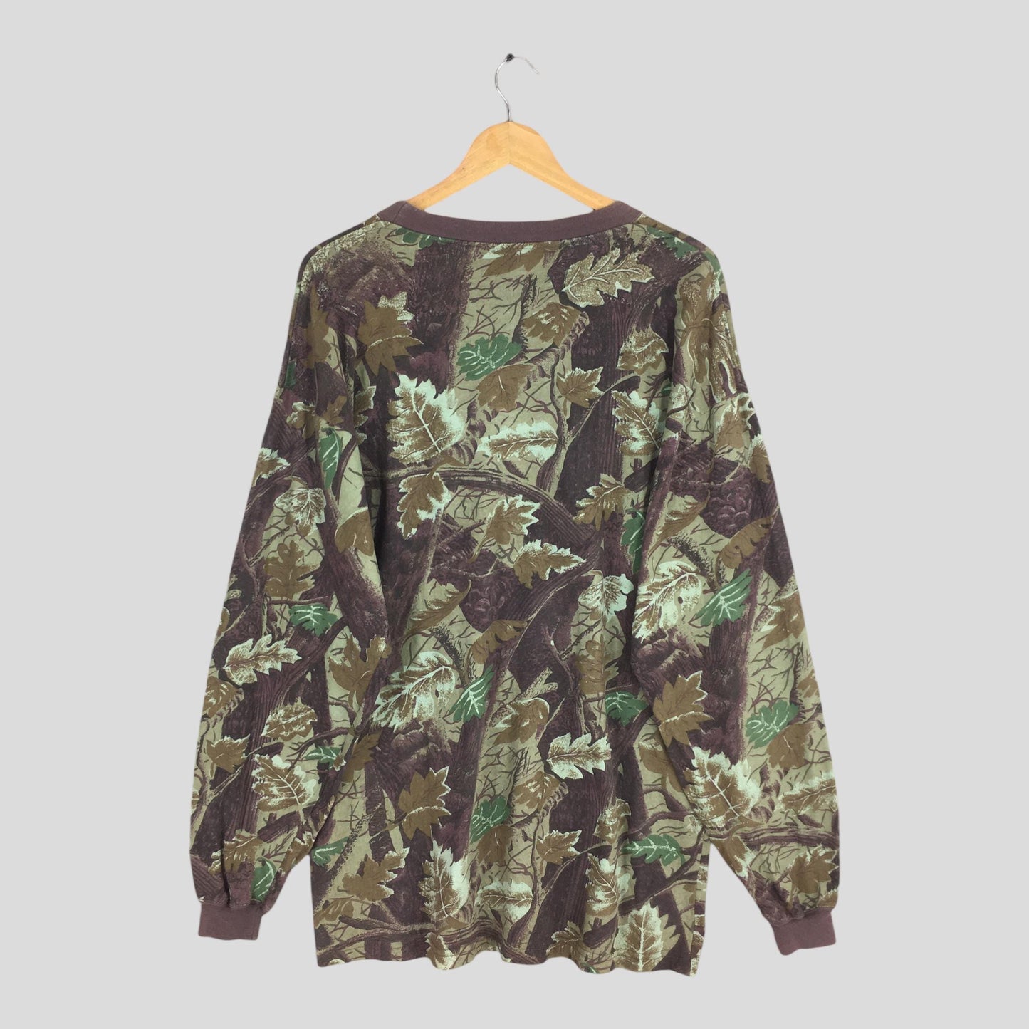 1980's Real Tree Camo Longsleeve T shirt XLarge