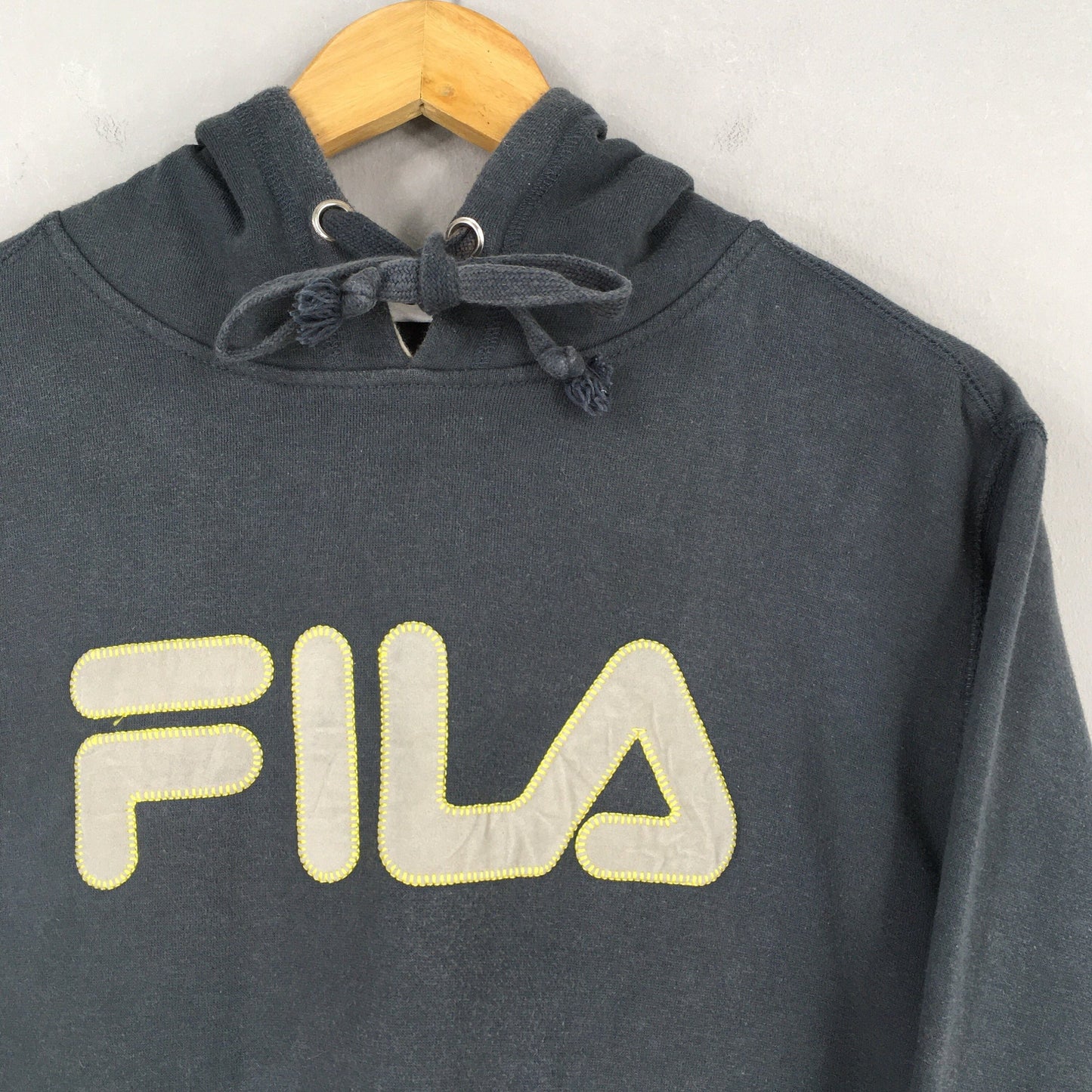 Fila Biella Italia Gray Hoodie Large