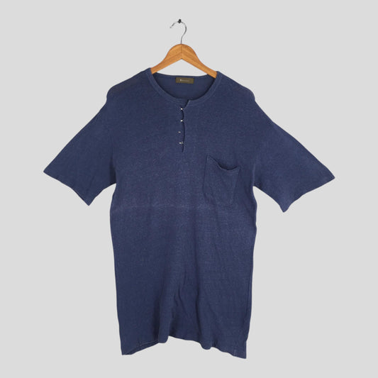 Yohji Yamamoto Blue Tshirt Medium