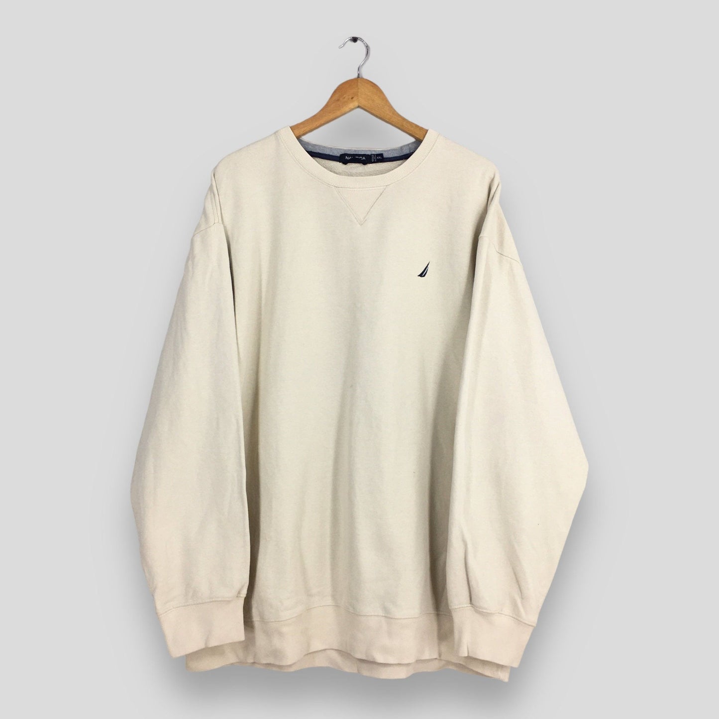 Nautica Cream Sweatshirt XXLarge