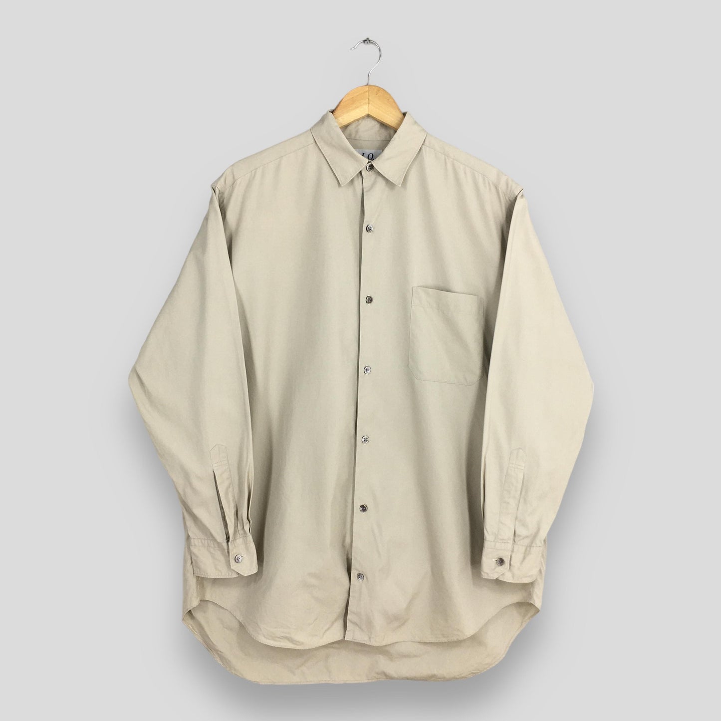 L.Q. Y's For Men Beige Shirt Large