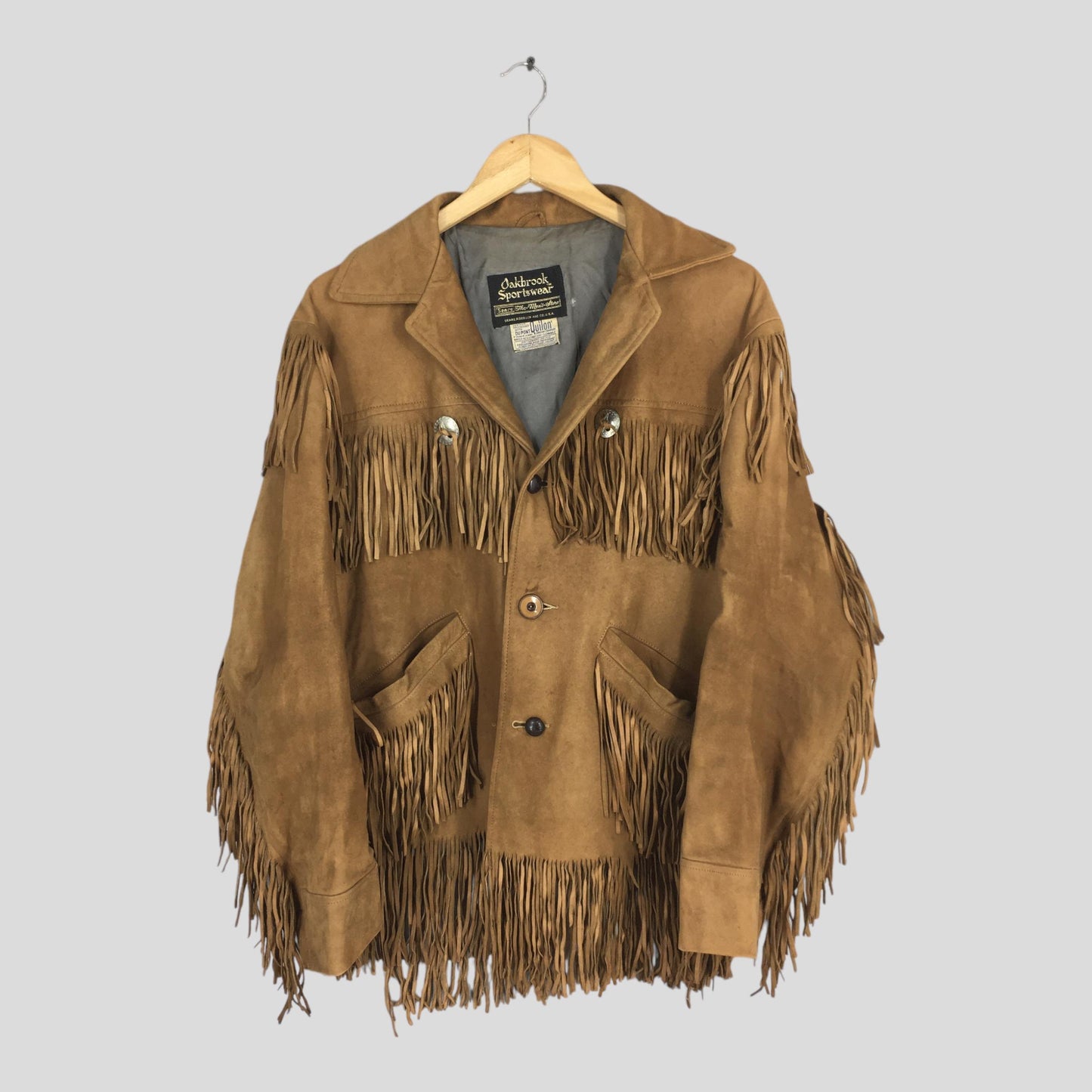 1960's Sears Roebuck Fringe Jacket Medium