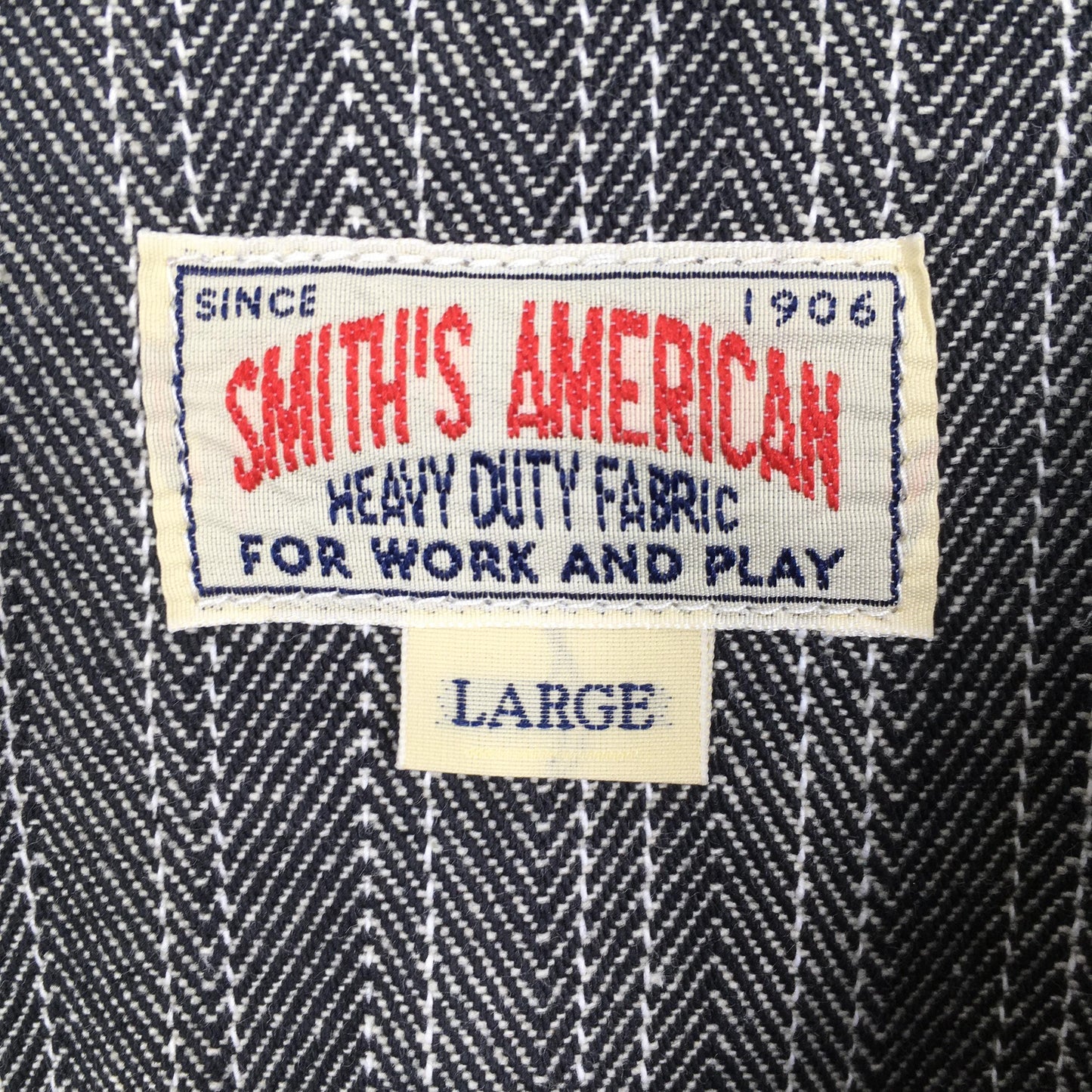 Smiths American Workers Hickory Stripes Jacket Large