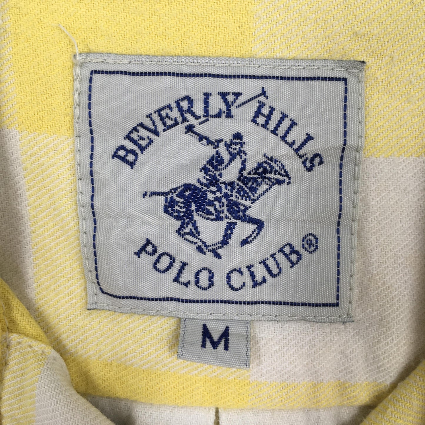 Beverly Hills Polo Club Checkered Shirt Medium