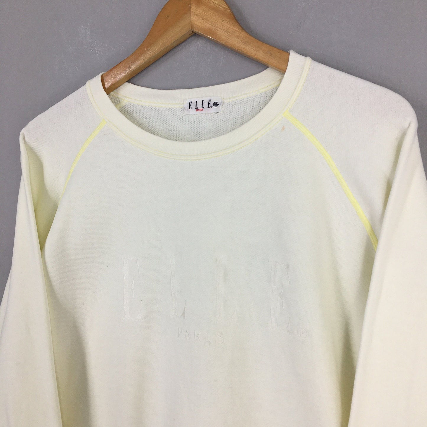 Elle Sports Yellow Sweatshirt Medium