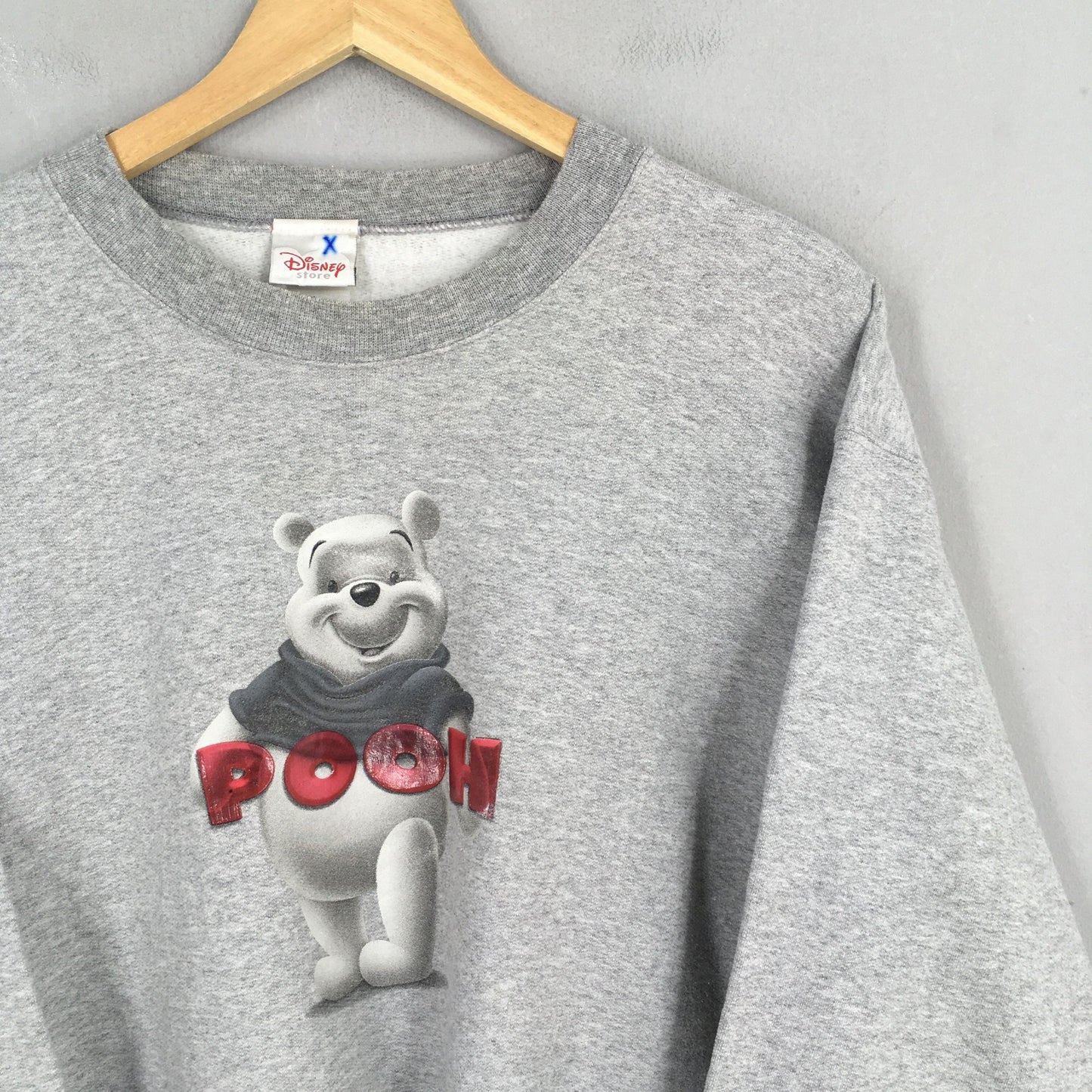 Winnie The Pooh Gray Sweatshirt Medium