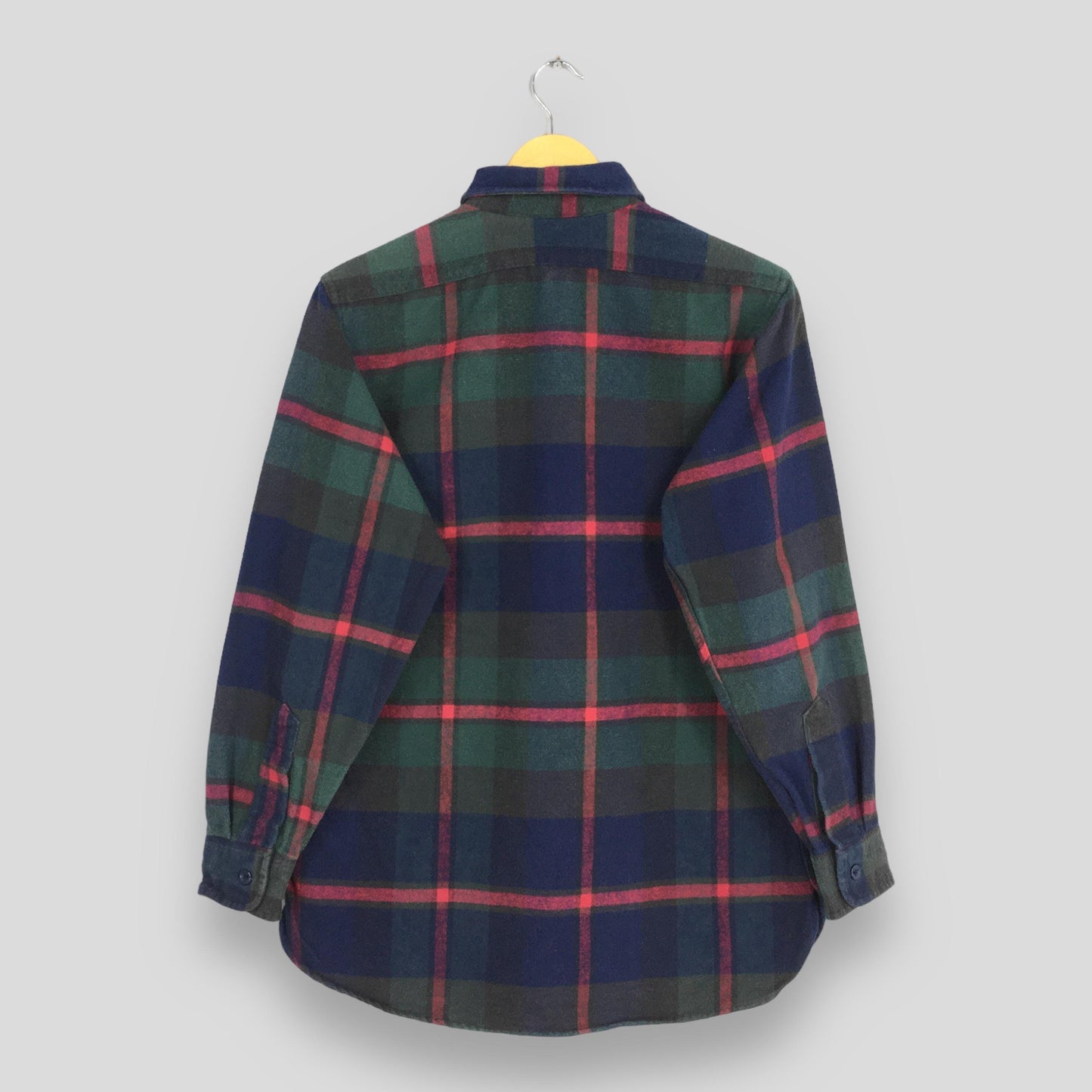 LL Bean Flannel Checkered Shirt Men Small