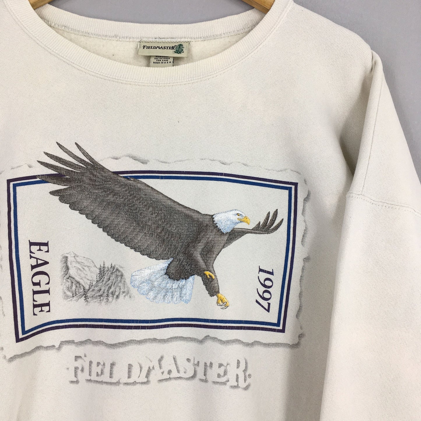 Fieldmaster Alaska Eagles White Sweatshirt XL