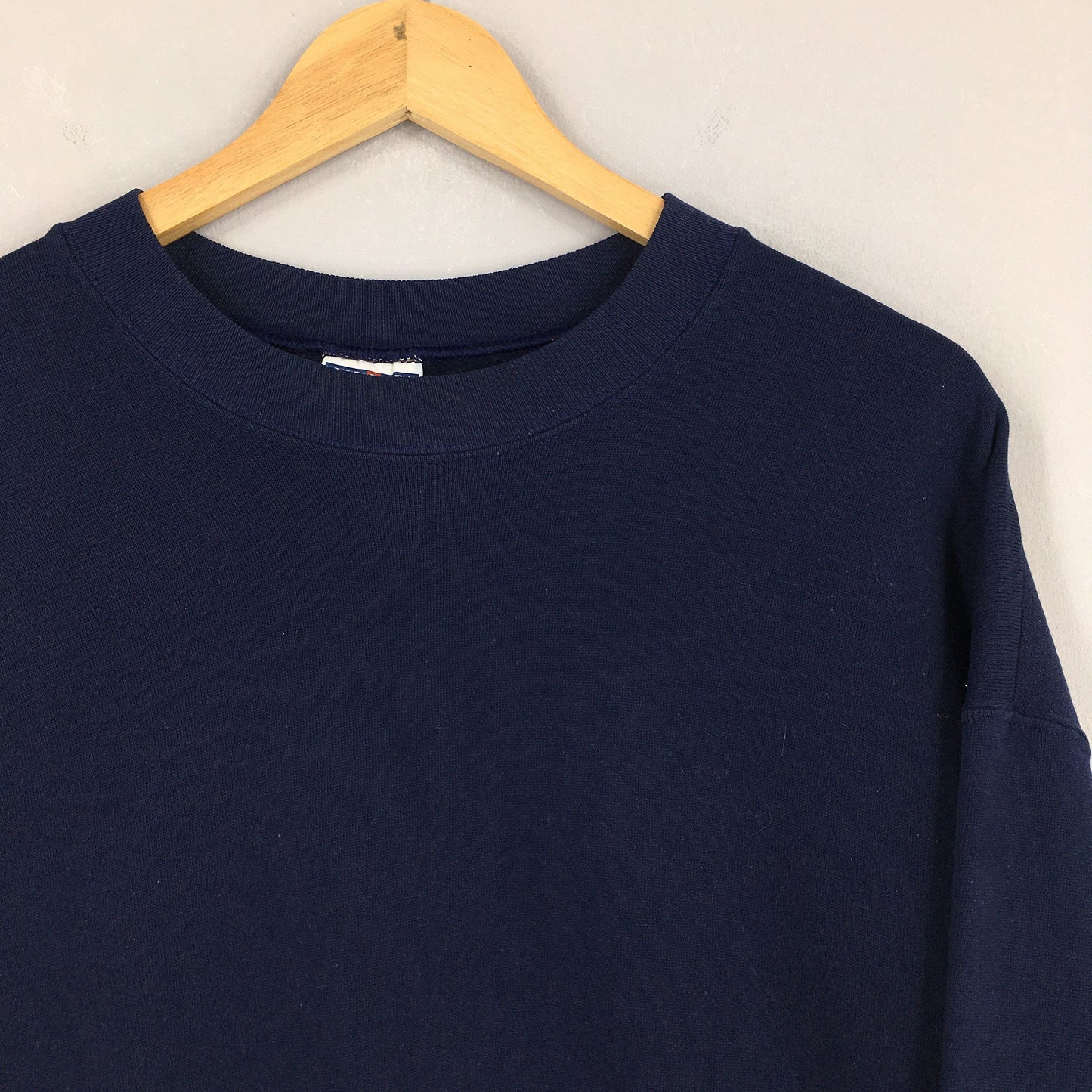 Jerzees Usa Plain Blue Sweatshirt Large