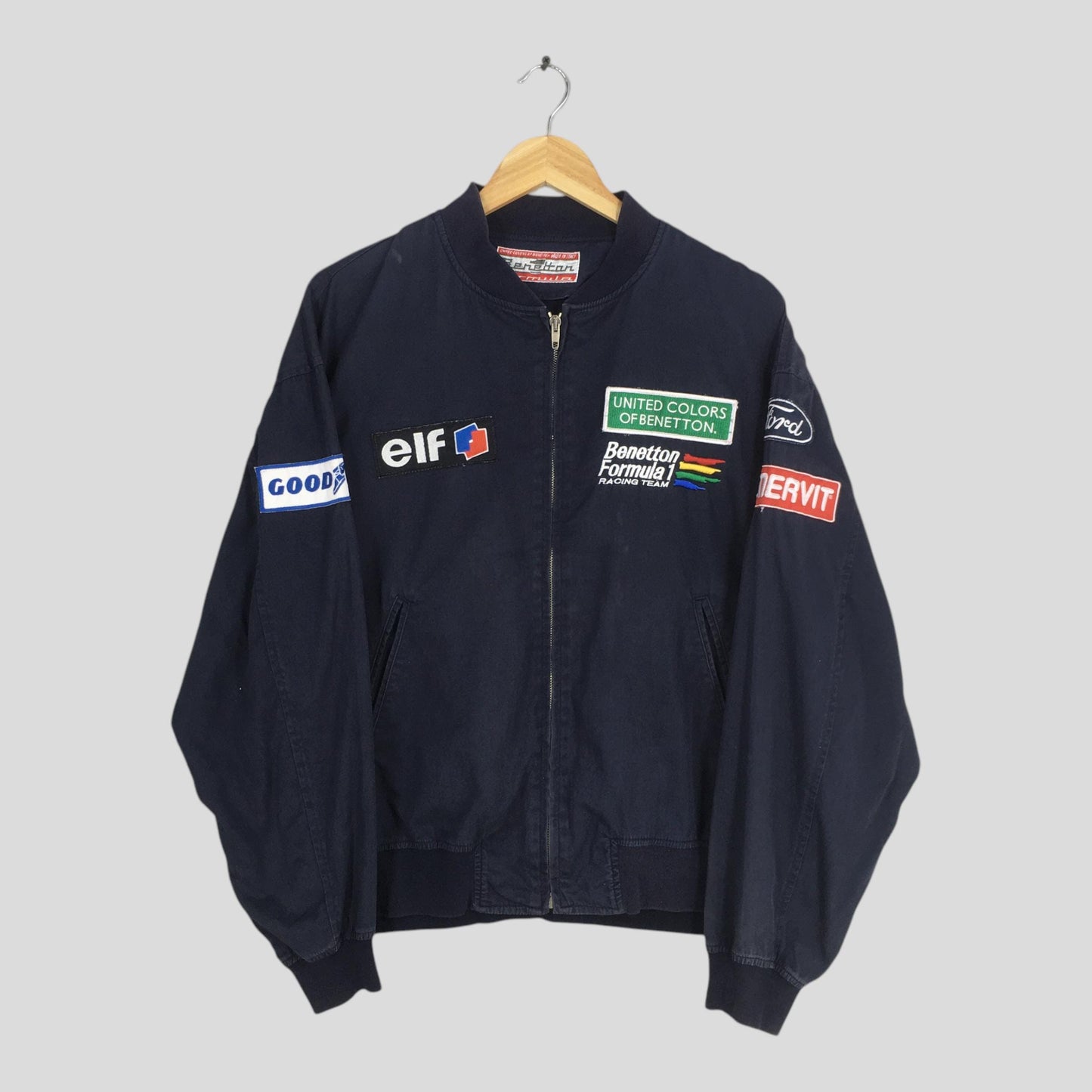Benetton Mild Seven Formula 1 Embroidered Jacket Large