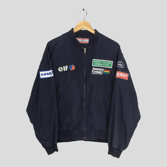 Benetton Mild Seven Formula 1 Embroidered Jacket Large