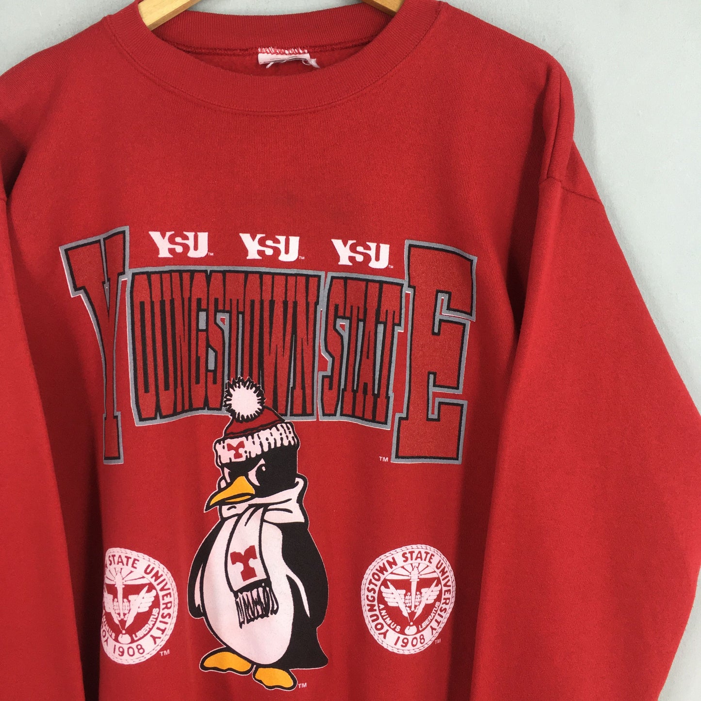 Youngstown State University Ncaa Crewneck Sweatshirt Large